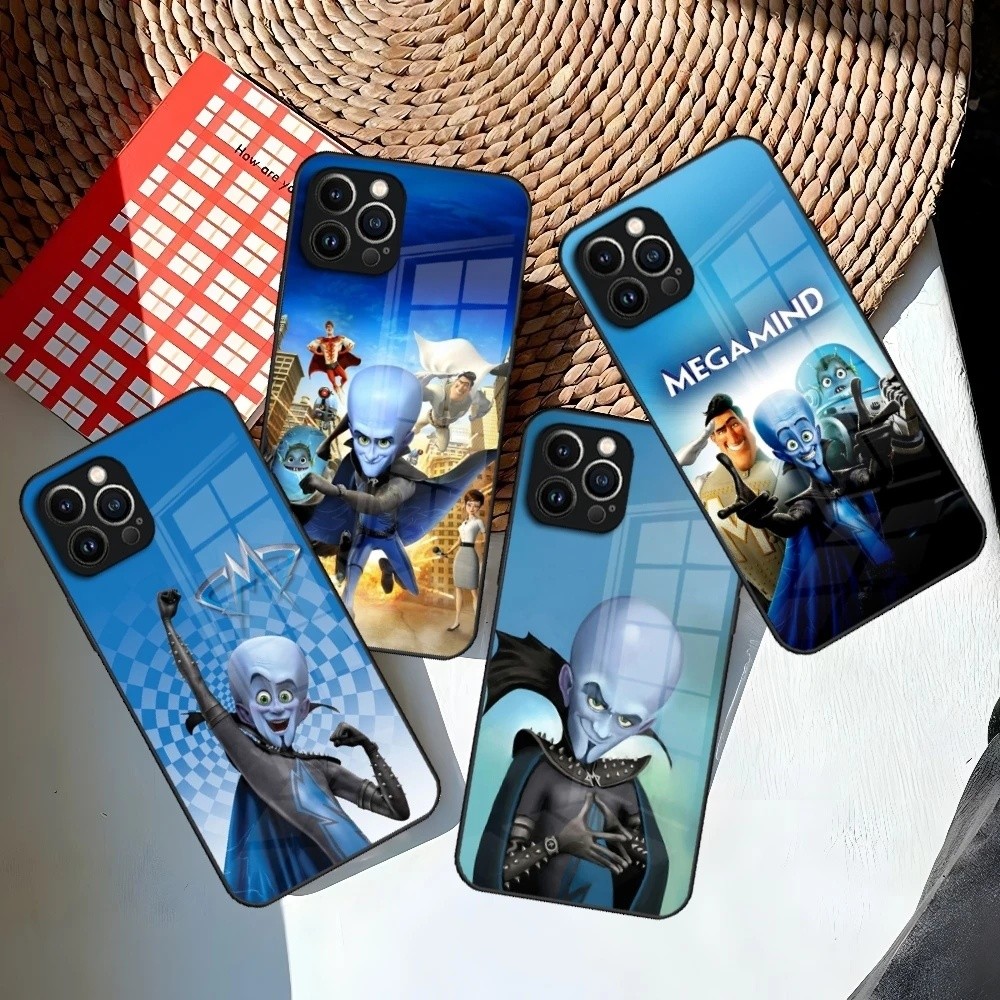 Ốp Điện Thoại BK-1 Megamind Cho Iphone 16 15 14 12 11 13 Pro Max Mini X 8 Xr Xs 7 Puls Vỏ Kính