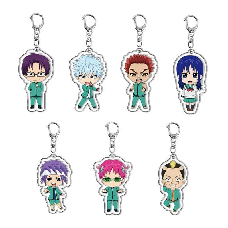 Móc Khoá 6CM Anime The Disastrous Life of Saiki Kusuo Móc khóa  Mô hình   Image Móc khóa Wholesale