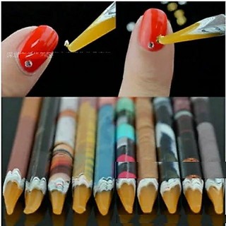 3 Cái Bút Sáp Chấm Đá Charm Nail - manh219