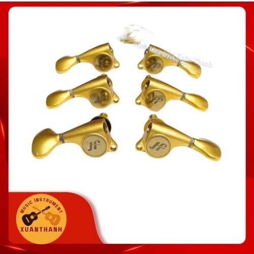 Khóa Đàn Guitar HF Màu Đen, Màu Hồng Đồng, Màu Vàng Tai Tim K-865PBNLG / K-865PBN / K-865PGD