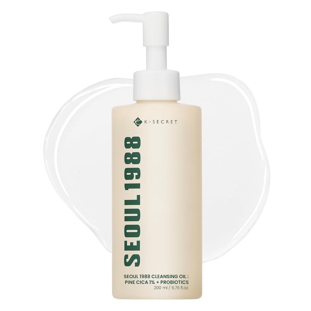 K-SECRET SEOUL 1988 Dầu tẩy trang Cica – Làm sạch lỗ chân lông sâu Tẩy tế bào chết nhẹ nhàng | Sữa r