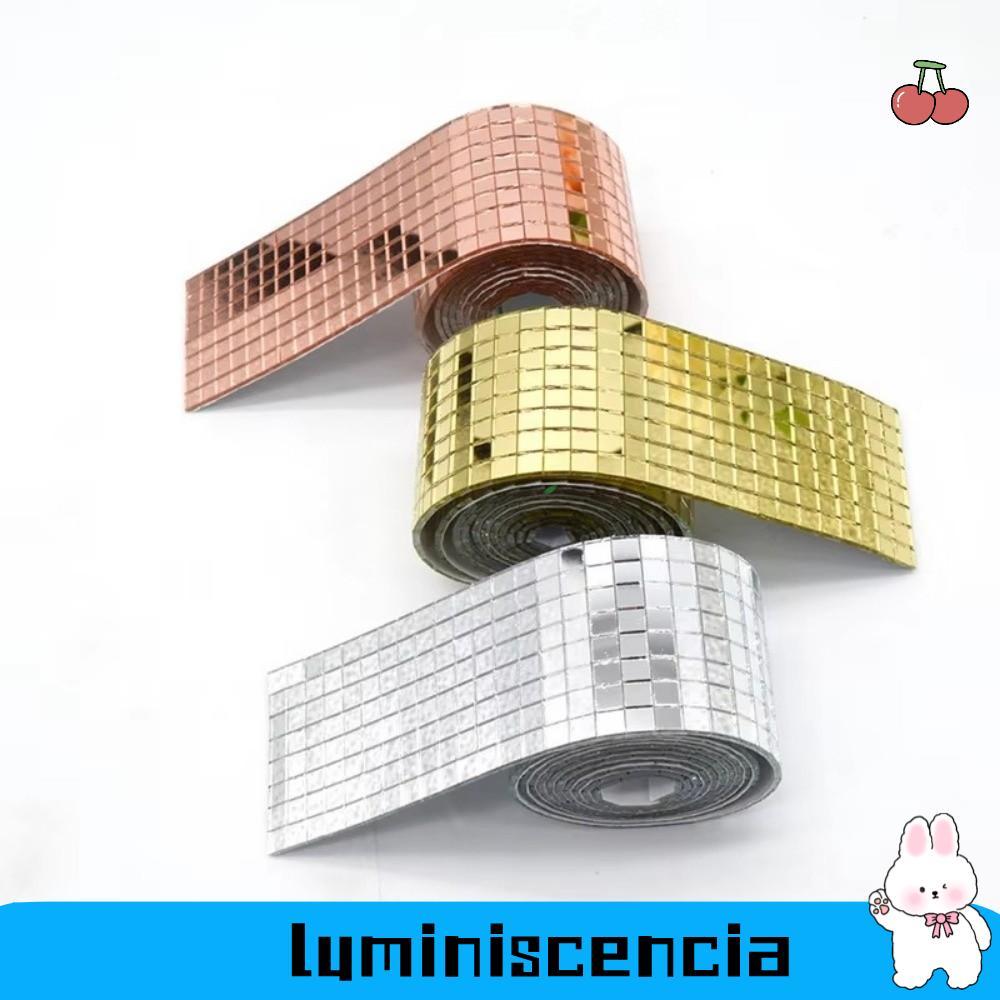 Nhãn dán gương bóng vũ trường LUMINISCENCIA, Gương gạch khảm thủ công bằng kính, Gương tường nền vuô