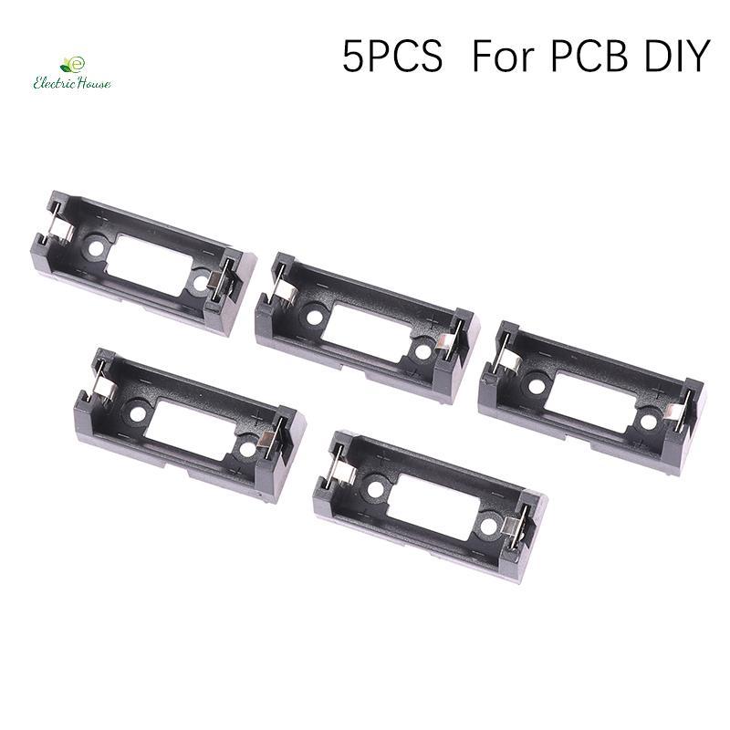 [Nhà Điện] 5 Chiếc Cắm CR123A Pin 16340 Hộp Pin LIR123A Hộp Bảo Quản Pin CR123A Vỏ Pin Cho PCB DIY m