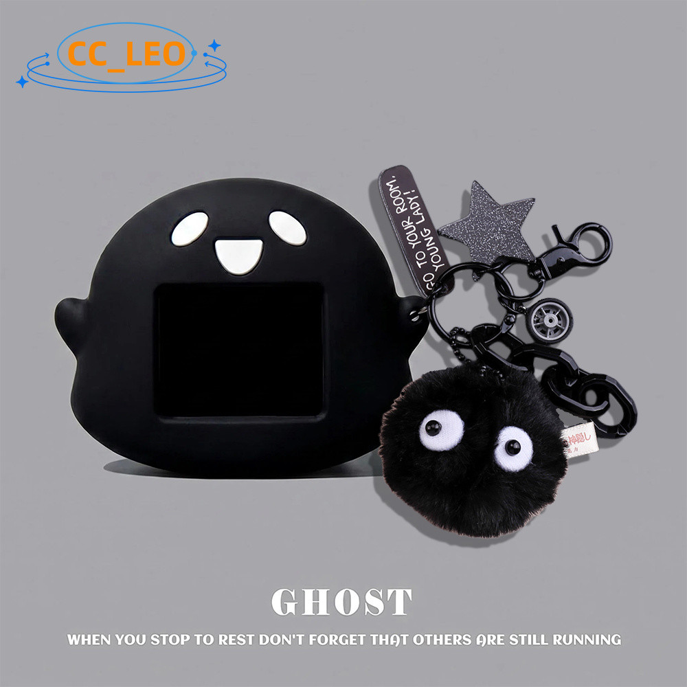 Compatible with Anker Soundcore Liberty 5 Pro Max Case Cute Ghost Cartoon Keychain Pendant suitable 