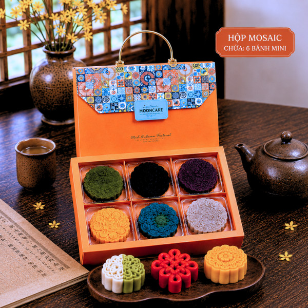 Hộp Trung Thu Mini Cứng 6 bánh (50g-75g) -  bakery.nhathuy