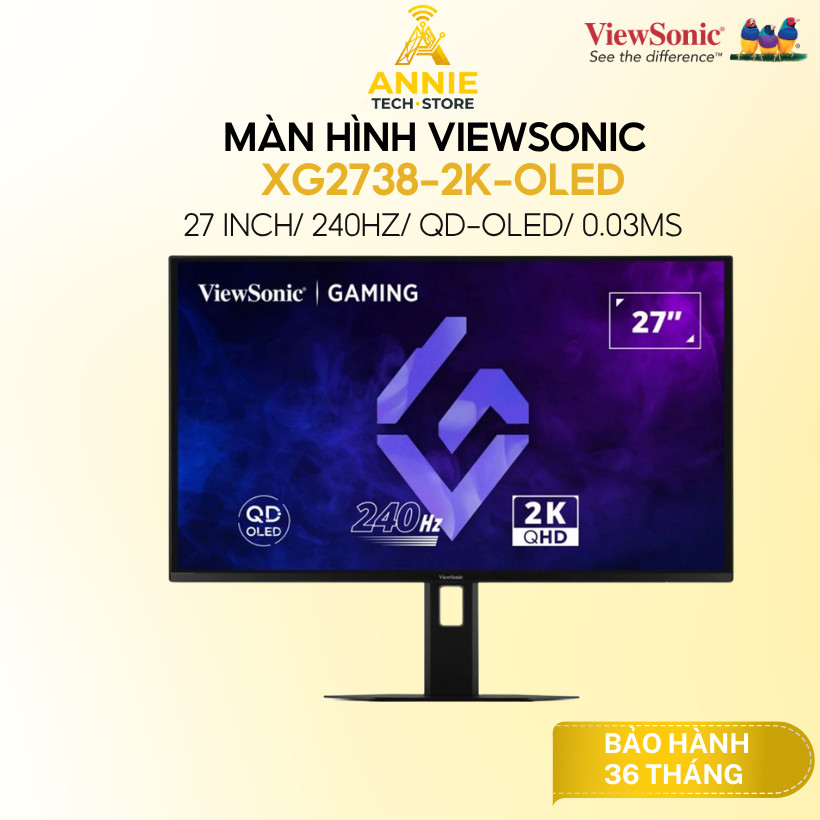Màn hình Viewsonic XG2738-2K-OLED (27 inch/ 240Hz/ QD-OLED/ 0.03ms) - Hàng chính hãng