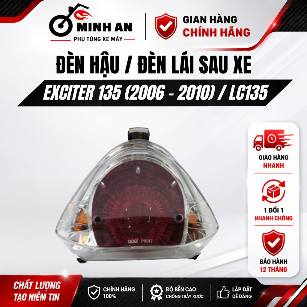 Đèn Hậu Ex 135 2010 Đèn Lái Sau LC135 2006-2010 APPi Malaysia Kèm Chân Bóng