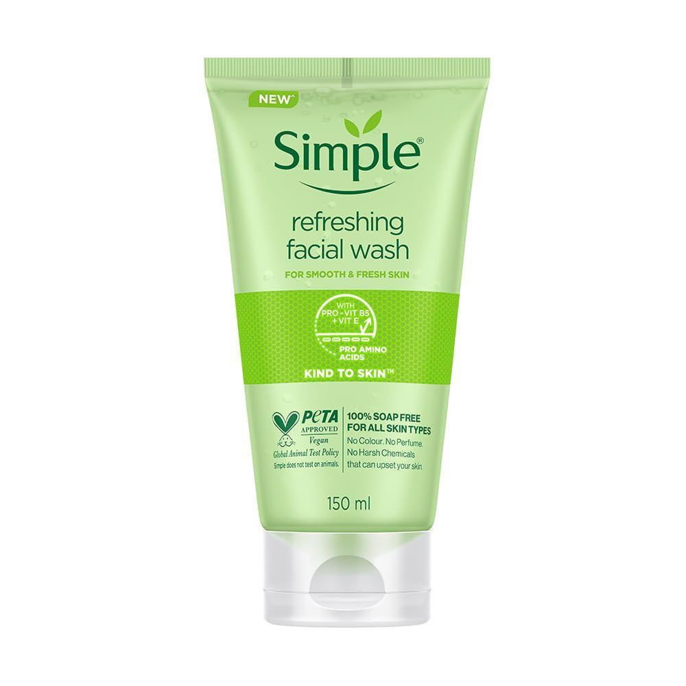 Sữa rửa mặt làm mới da Simple Kind to Skin, 150ml (5oz)