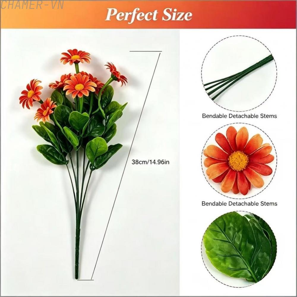 【CHAMER】Artificial Flower Bouquet Detachable Stems Design Customizable Arrangement【HomeLiving】