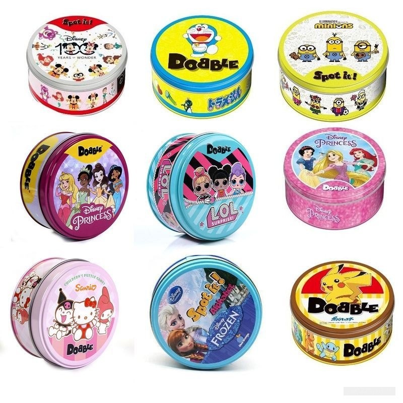 Dobble Disney Princess Card Game Brain Teaser Trò chơi tiệc gia đình Tin Bo f9BWGq4IKq0727
