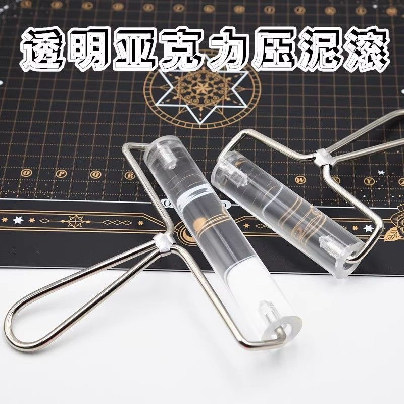 New Product#Soft clay, fondant, ultra-light clay Acrylic flattening roller, modeling tool, clay roll