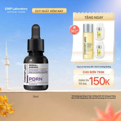 [CNP] Tinh chất PDRN căng bóng sáng da hỗ trợ tái sinh CNP Derma Answer Active Boost Ampule 15ml/30ml
