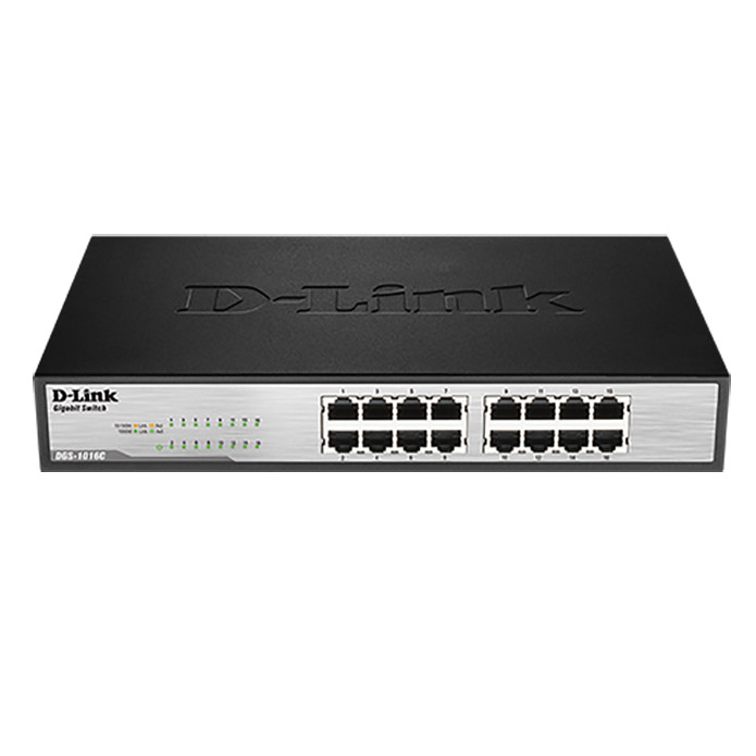 Switch D-Link 16 Port Cổng 1Gigabit DGS-1016C ( Vỏ Sắt)