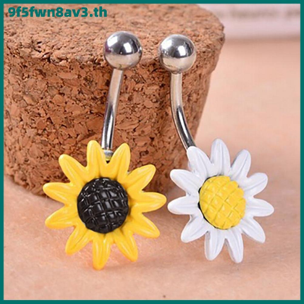 Ffw Fashion Flower Rốn Piercing Body Bar th