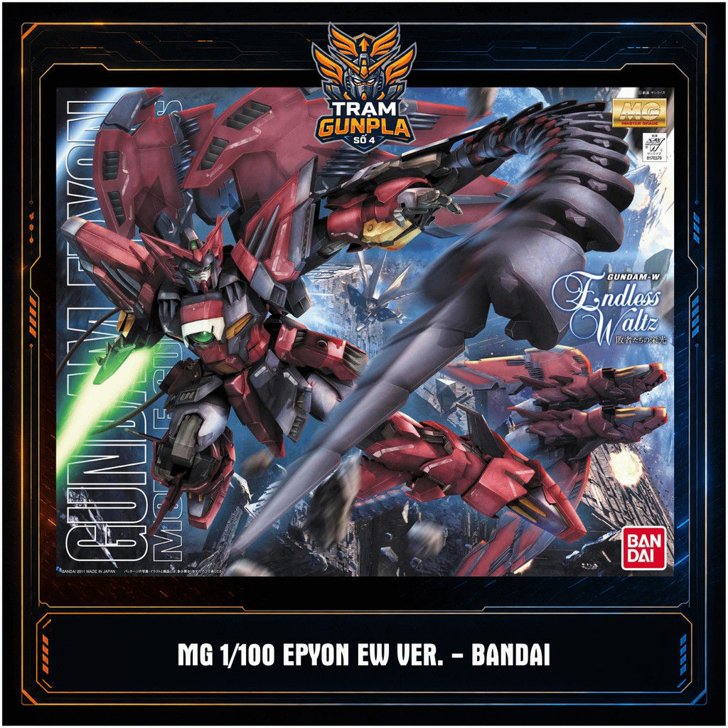 CÓ SẴN - BANDAI Mô hình lắp ráp MG 1/100 GUNDAM EPYON EW VER.