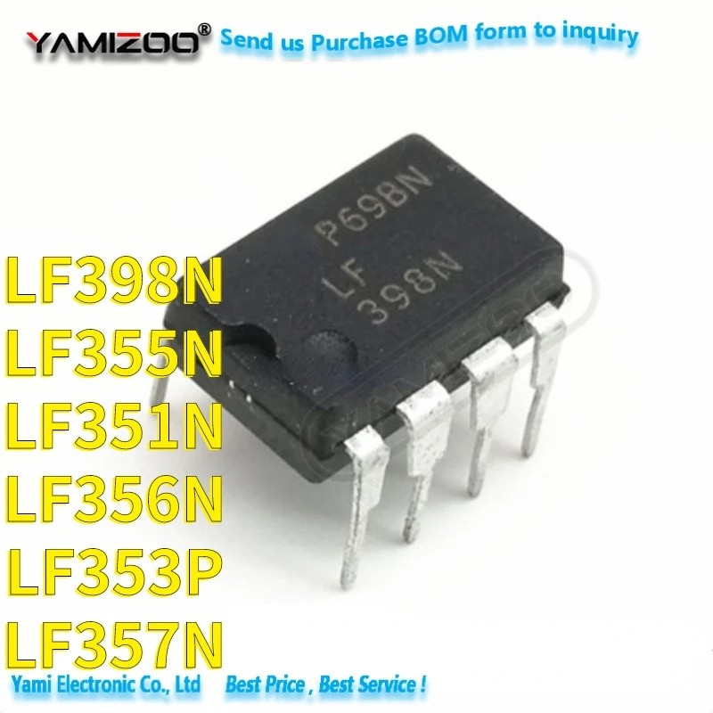 1-5 CÁI LF353P DIP8 LF353N DIP-8 LF353 DIP LF357N LF357 LF356N LF356 LF355N LF351N LF351 LF356P LF35