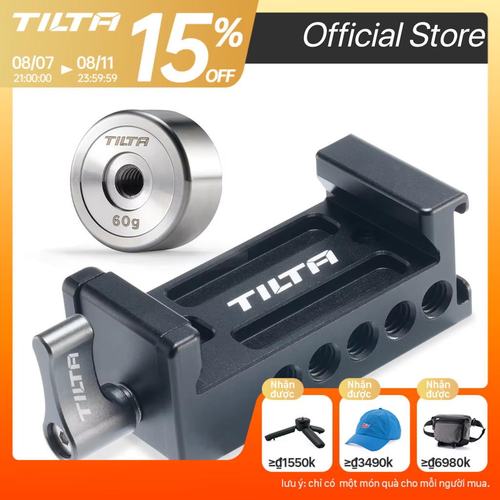 TILTA TGA-BCA Bộ chuyển đổi đối trọng phát hành nhanh với DJI Ronin RS5 RS2 、 RSC2 、 RS3 、 RS3 Pro 、