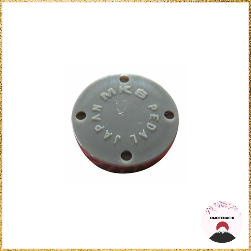 MKS Gray Plastic Pedal Cap for Bike Lights