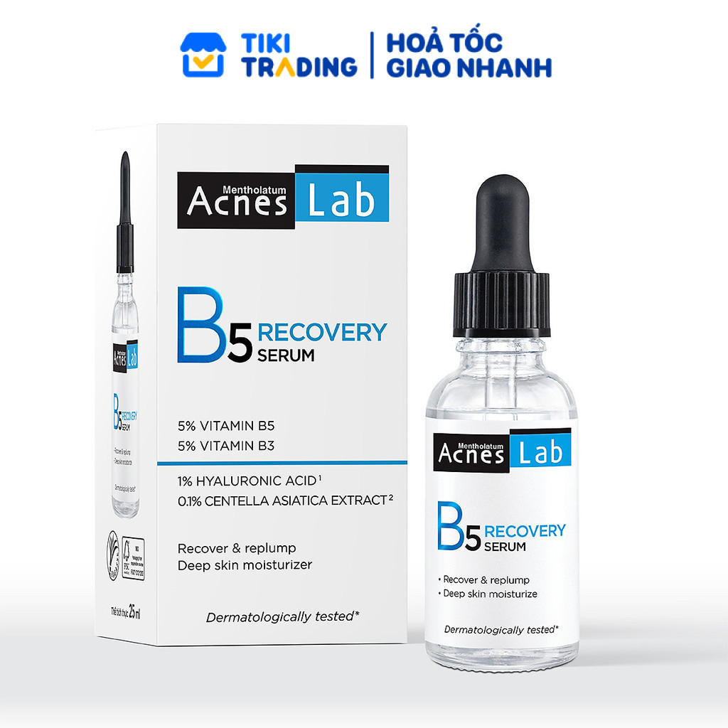Serum dưỡng ẩm chuyên sâu, làm dịu da Acnes Lab B5 Recovery Serum 25ml