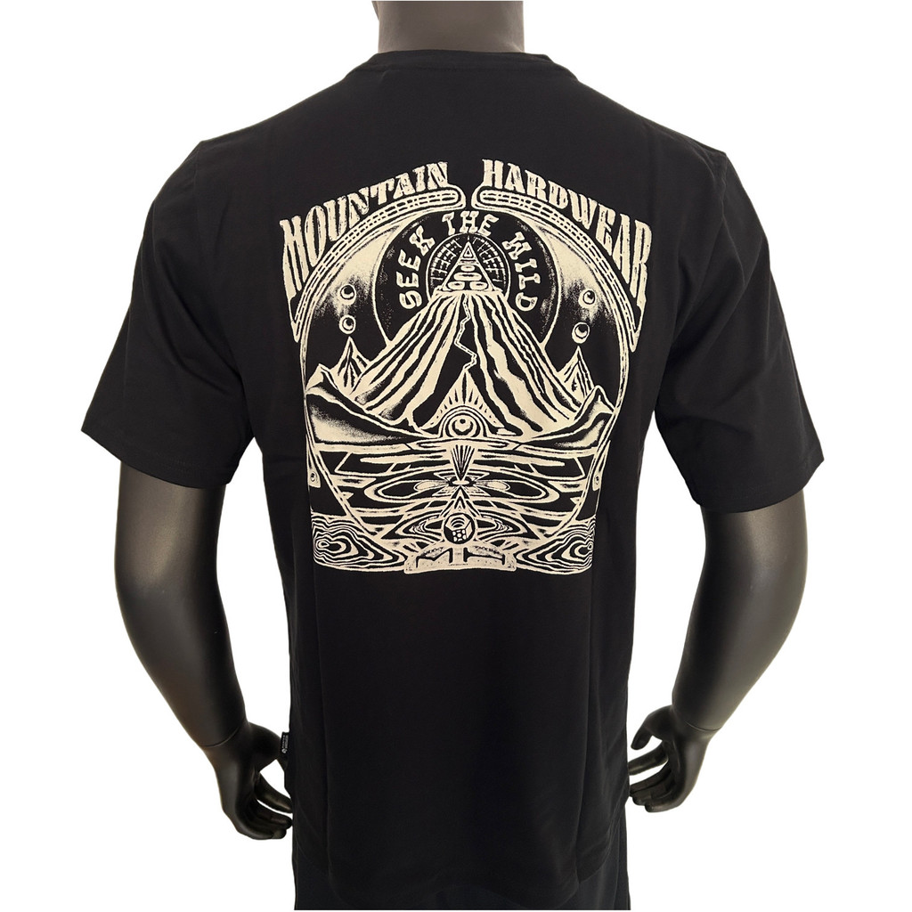 Mountain Hardwear Mystery Snow Mountain Logo In 200GSM Nam Tay Ngắn Ngoài Trời Thoáng Khí Cotton Cao