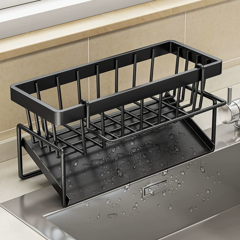 New Product#Kitchen drain rack, stainless steel sponge and cloth organizer for the sink, water-drain