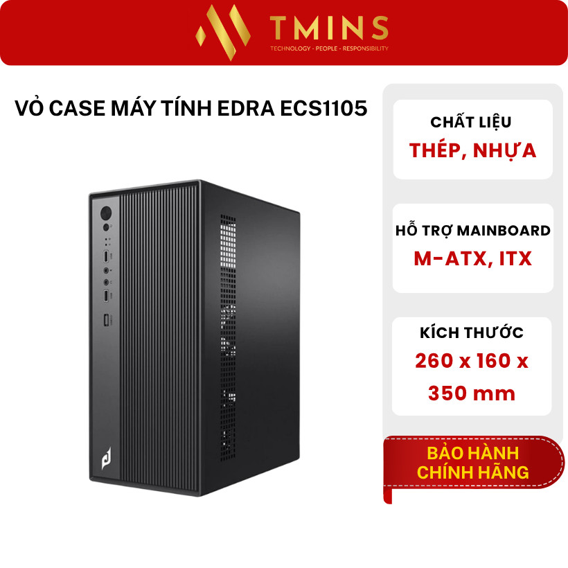 Vỏ Case máy tính văn phòng EDRA ECS1105 - Hàng chính hãng