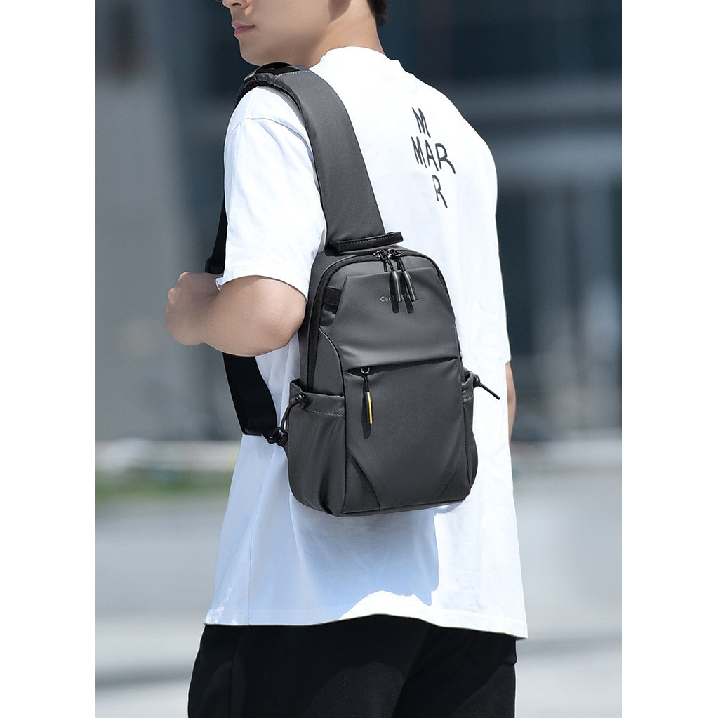Trendy large-capacity crossbody bag for men, multifunctional shoulder bag, men's crossbody commuter 