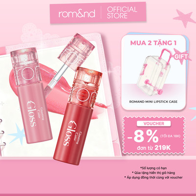 [Rom&nd][Mini Pink] Son Tint Bóng Romand Glasting Color Gloss Mini