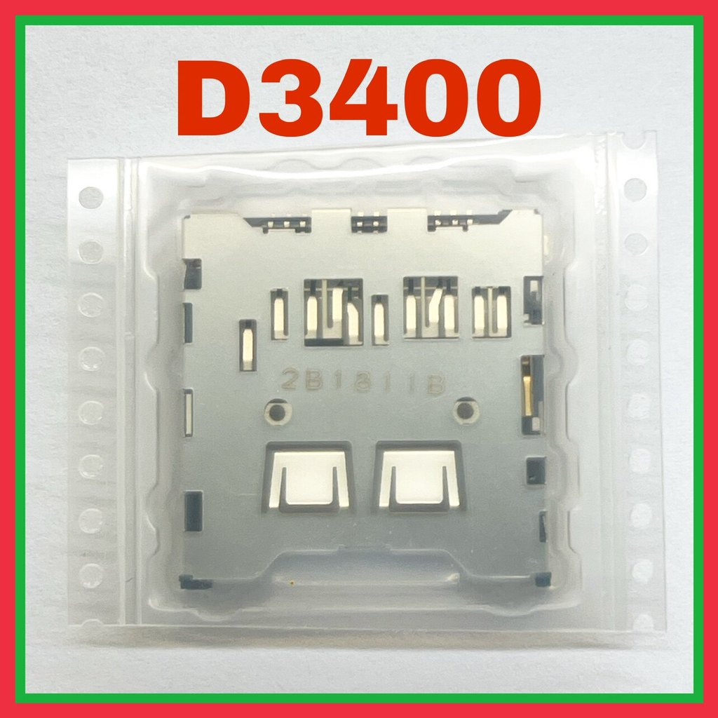 [Hàng có sẵn] Khe cắm thẻ Nikon D3400 Khe cắm thẻ SD hoàn toàn mới nguyên bản