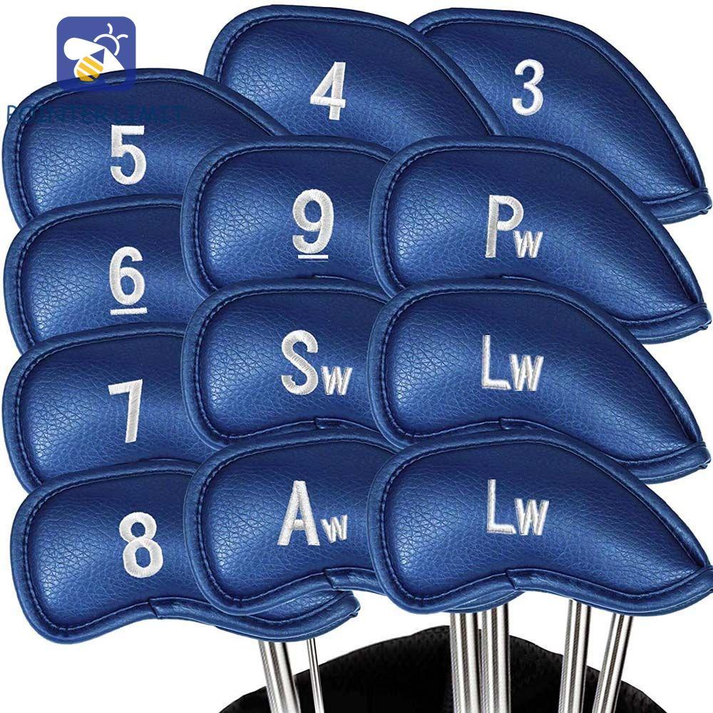 POINTER LIMIT Golf Iron Headcover 4-9, P, S, A, X, L Golf Putter 12 Chiếc Vỏ Bảo Vệ Golf Iron Covers