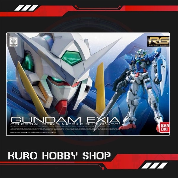RG 1/144 Exia Gundam - Mô hình lắp ráp Bandai