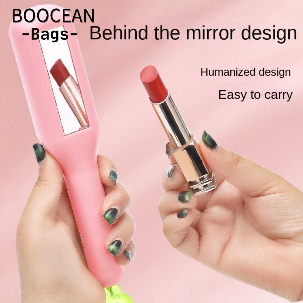 Lược chải tóc tự làm sạch BOOCEAN, Chống tĩnh điện với gương Magic Lược có thể thu vào, Quà tặng Làm
