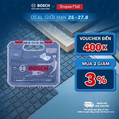 Bộ dụng cụ đa năng Bosch 12 món