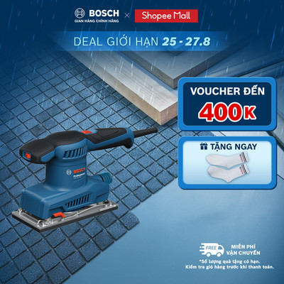 Máy Chà Nhám Rung Bosch GSS 20-18 A | Công Suất 200W | Chà Nhám Mịn, Hiệu Quả Cao