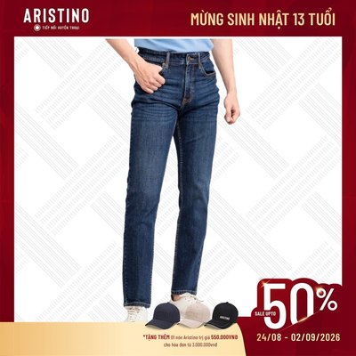 Quần jeans nam Aristino slim fit AJN00203