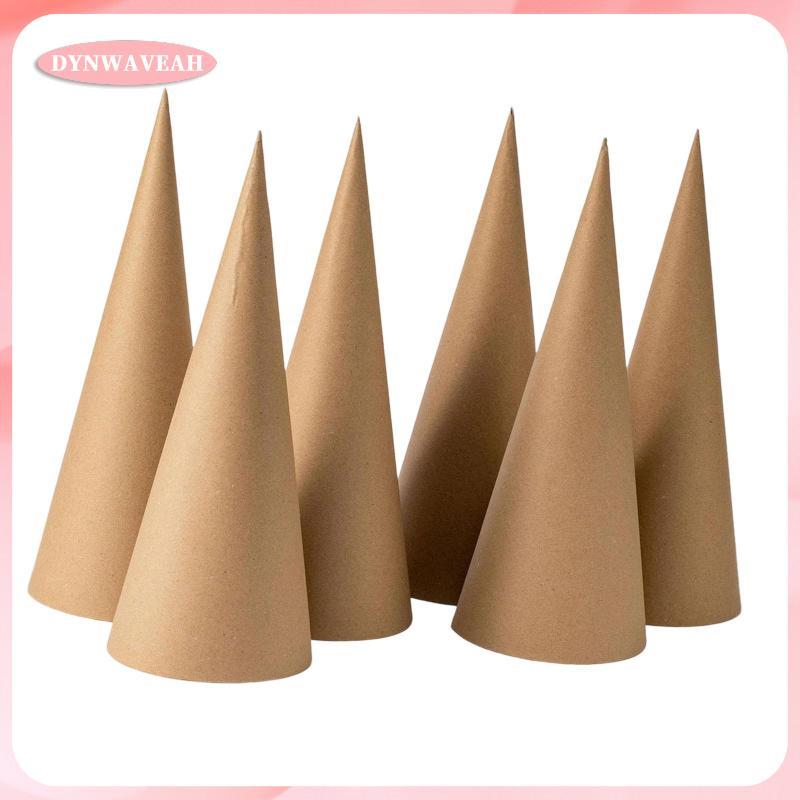 6 Chiếc Giấy Kraft Mache Nón Trang Trí Nhà Tiệc Nón Trang Trí Cây Giáng Sinh