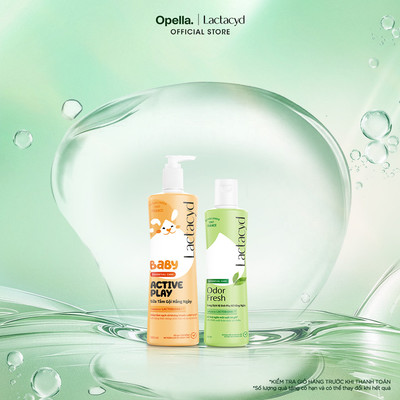 Bộ Dung Dịch Vệ Sinh Phụ Nữ Lactacyd Odor Fresh 250ml + Sữa Tắm Gội Trẻ em Lactacyd Active Play 500ml