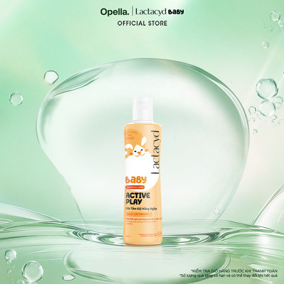 Sữa Tắm Gội Hằng Ngày Cho Bé Lactacyd Baby Active Play, Giúp Đề Kháng Da Và Bảo Vệ Bé Khỏi Vi Khuẩn 250ml
