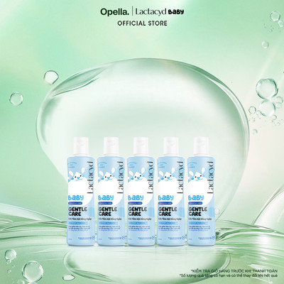 Bộ 5 Sữa Tắm Gội Trẻ Em Lactacyd Baby Gentle Care Bảo Vệ Dịu Nhẹ Cho Làn Da Nhạy Cảm 250ml/chai