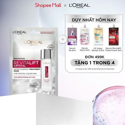 Mặt nạ dưỡng chất Revitalift Crystal MicroEssence Treatment Mask L'Oreal Paris 25g