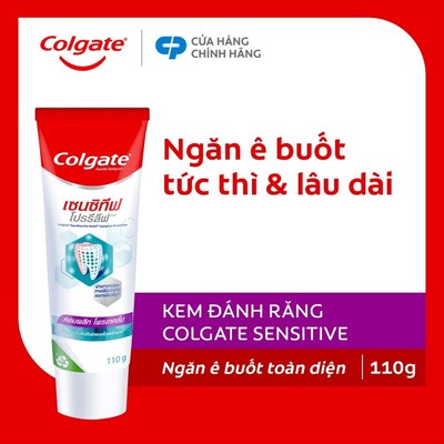 Kem đánh răng Colgate ngăn ê buốt Sensitive Pro Relief bảo vệ toàn diện cho răng nhạy cảm 110g