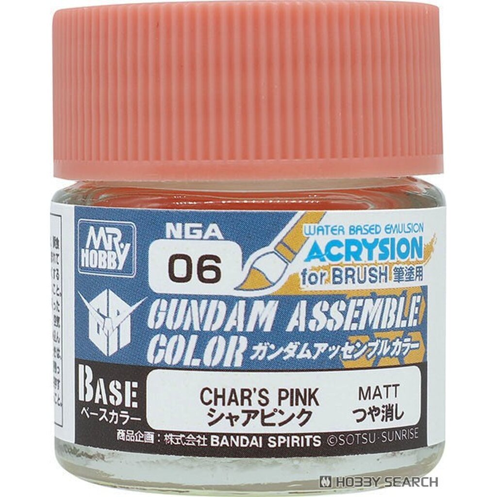 Acrysion NGA06 Gundam Assemble Color Char Pink (Sơn) 10ml. ❈ ้ ❈