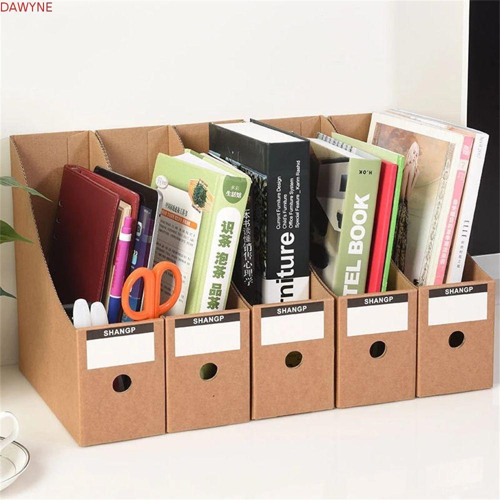 DWAYNE File Holder Magazine Letter Kraft Paper Văn phòng sinh viên Bookend Desktop Organizer