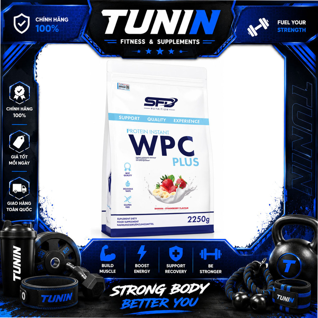 Whey Concentrate SFD WPC 84 InStant 2250g 23 portions - Sữa dành cho người chơi thể thao 23 Servings
