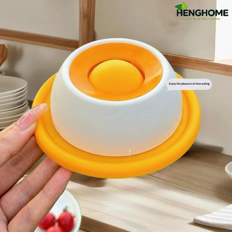 HHOT Pet Li Mat Sữa Chua Liing Đĩa Ăn Chậm Cho Chó Mèo - Bát Sna Tương Tác Thúc Đẩy Sức Khỏe Thú Cưn