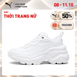 Giày Thời Trang PUMA Nữ Cilia Wedge White-Silver Màu Trắng