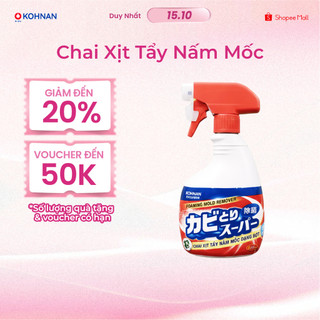 Xịt tẩy nấm mốc KOHNAN vệ sinh nhà tắm, ron gạch, thảm, cửa