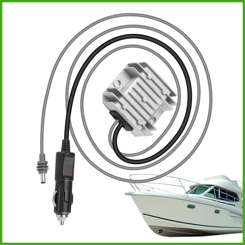 Bộ Chuyển Đổi Tăng Cường 3.5A Cắm Và Chạy Chống Nước Bước Lên Bộ Chuyển Đổi Nguồn Xe Ô Tô Volt Biến Áp Cho Xe Ship wipqsvn