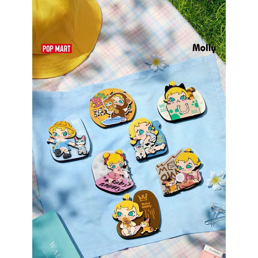 Nhãn dán tủ lạnh Pop Mart Molly Molly Molly Molly Series