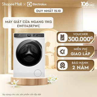 [Mới] Free giao lắp - Máy giặt cửa ngang Electrolux 11kg UltimateCare 700 - Trắng EWF1143R7WC